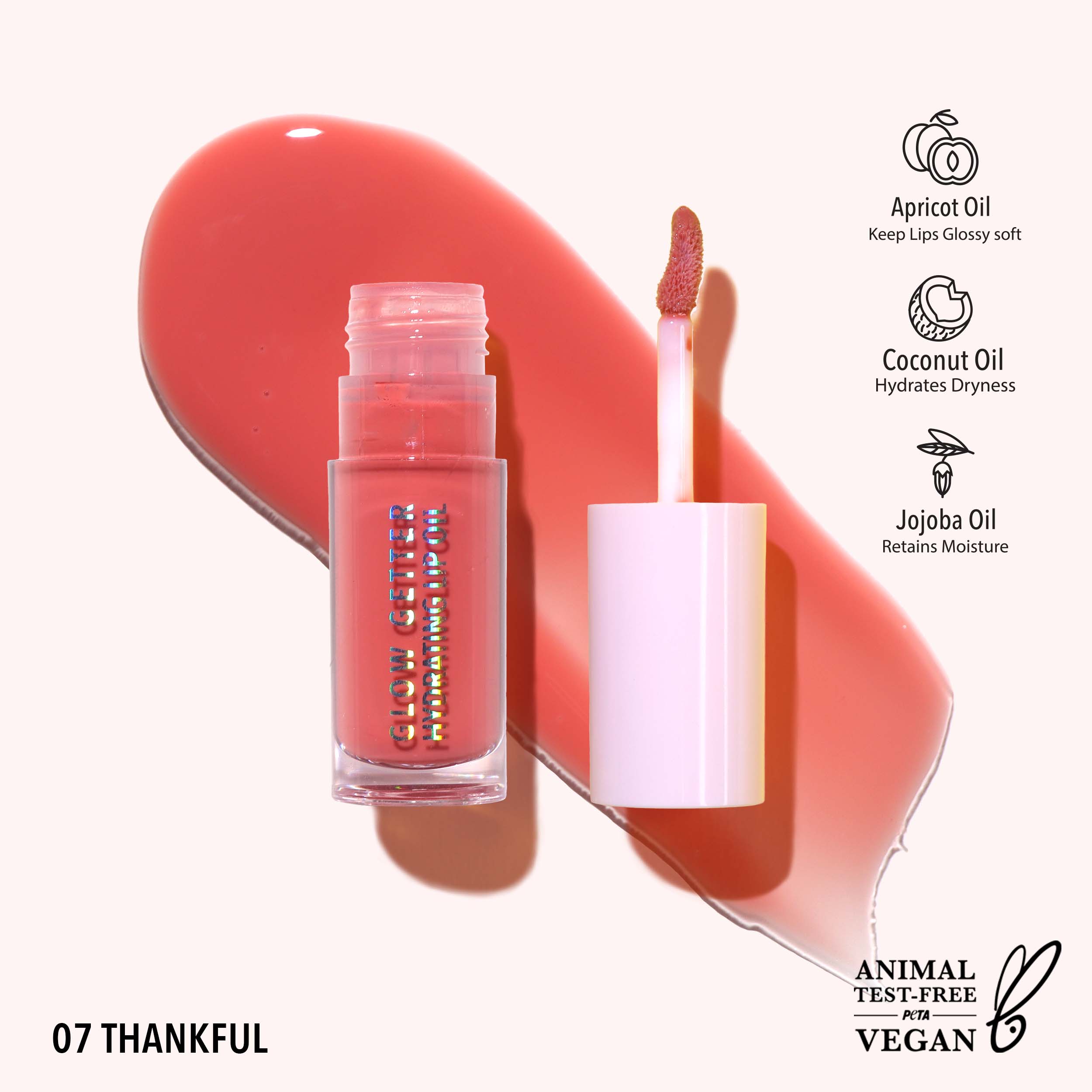 Image of Glow Getter Hydrating Lip Oil 007 Thankful
