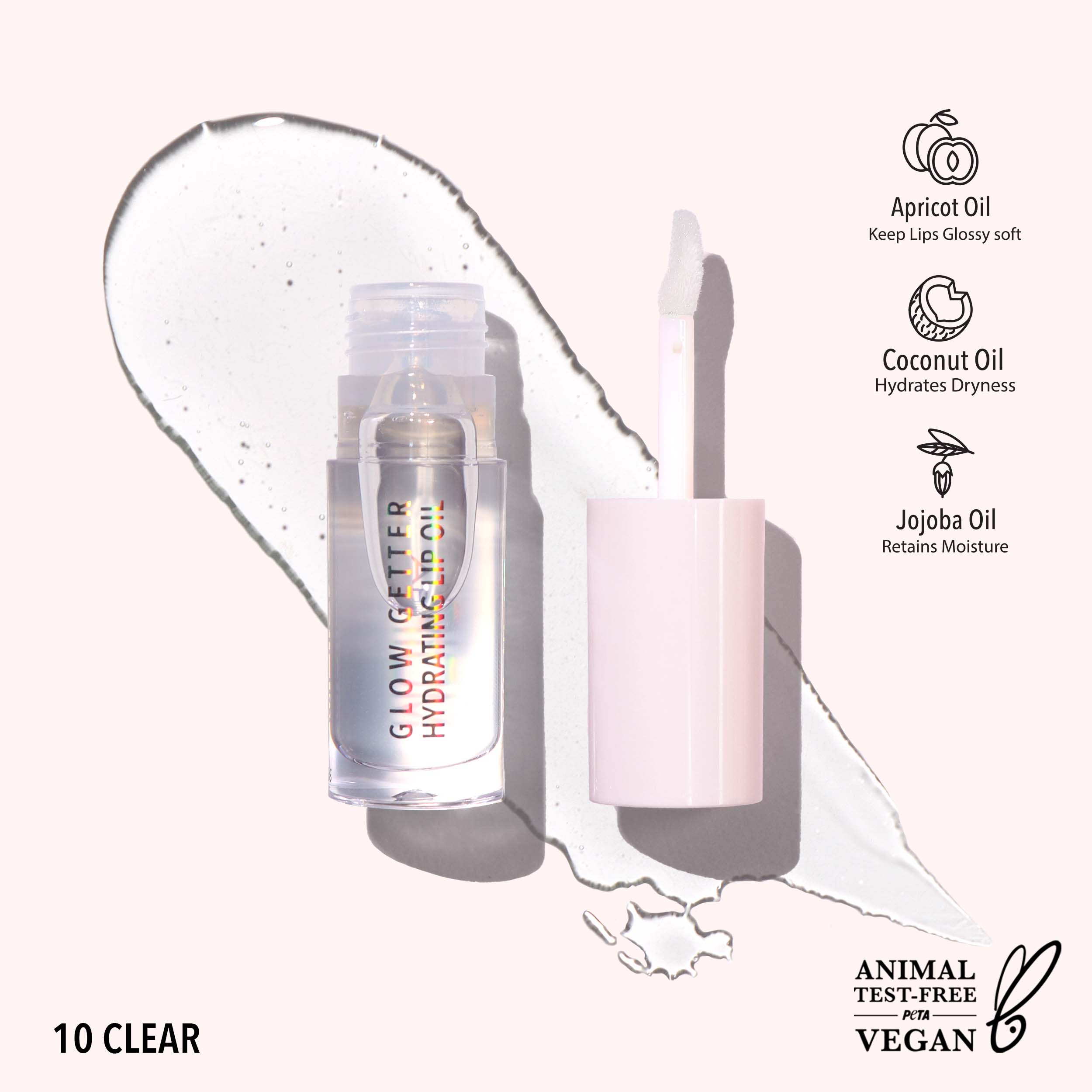 Image of Glow Getter Hydrating Lip Oil 010 Clear