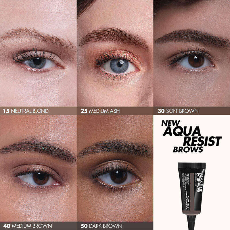 Image of Aqua Resist Brow Sculptor Kit 25 - Medium Ash