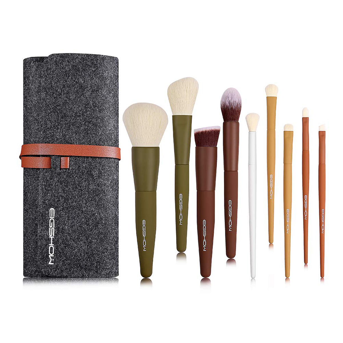 Image of Colourful Series Makeup Brush Kit 9 pcs