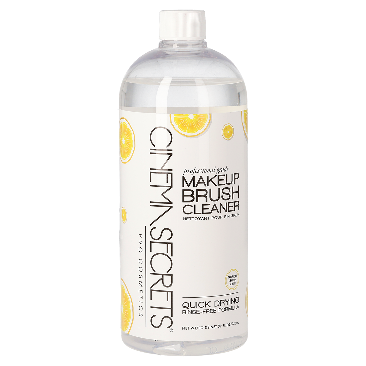 Image of Lemon Makeup Brush Cleaner 32 Oz - cinema secrets - nuestro secreto