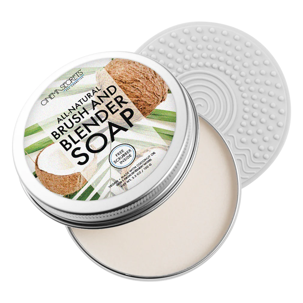 Image of Cs Brush Cleasing Soap W/Coconut oil - 100 g