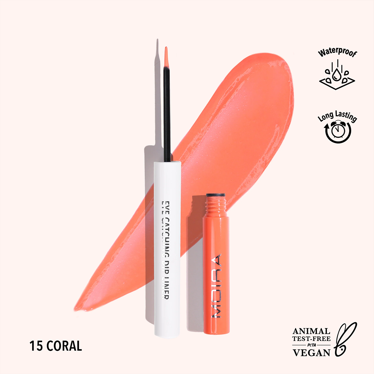 Image of Eye Catching Dip Liner 15, Coral