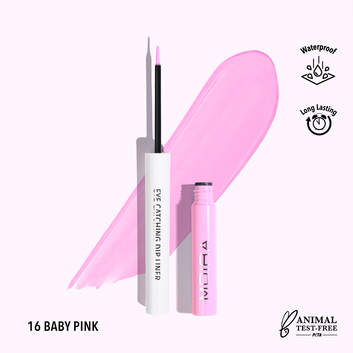Image of Eye Catching Dip Liner 16, Baby Pink