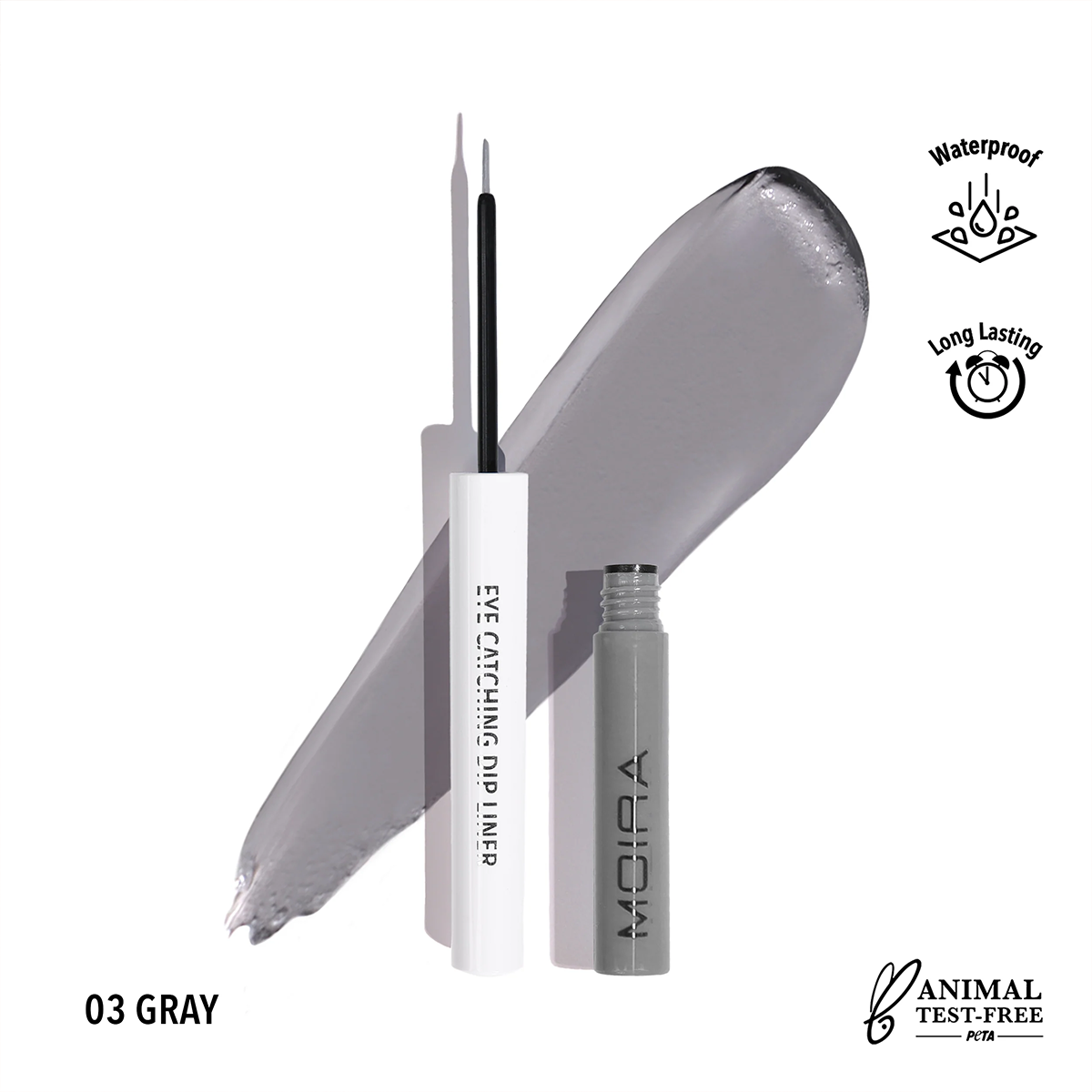 Image of Eye Catching Dip Liner 3, Gray