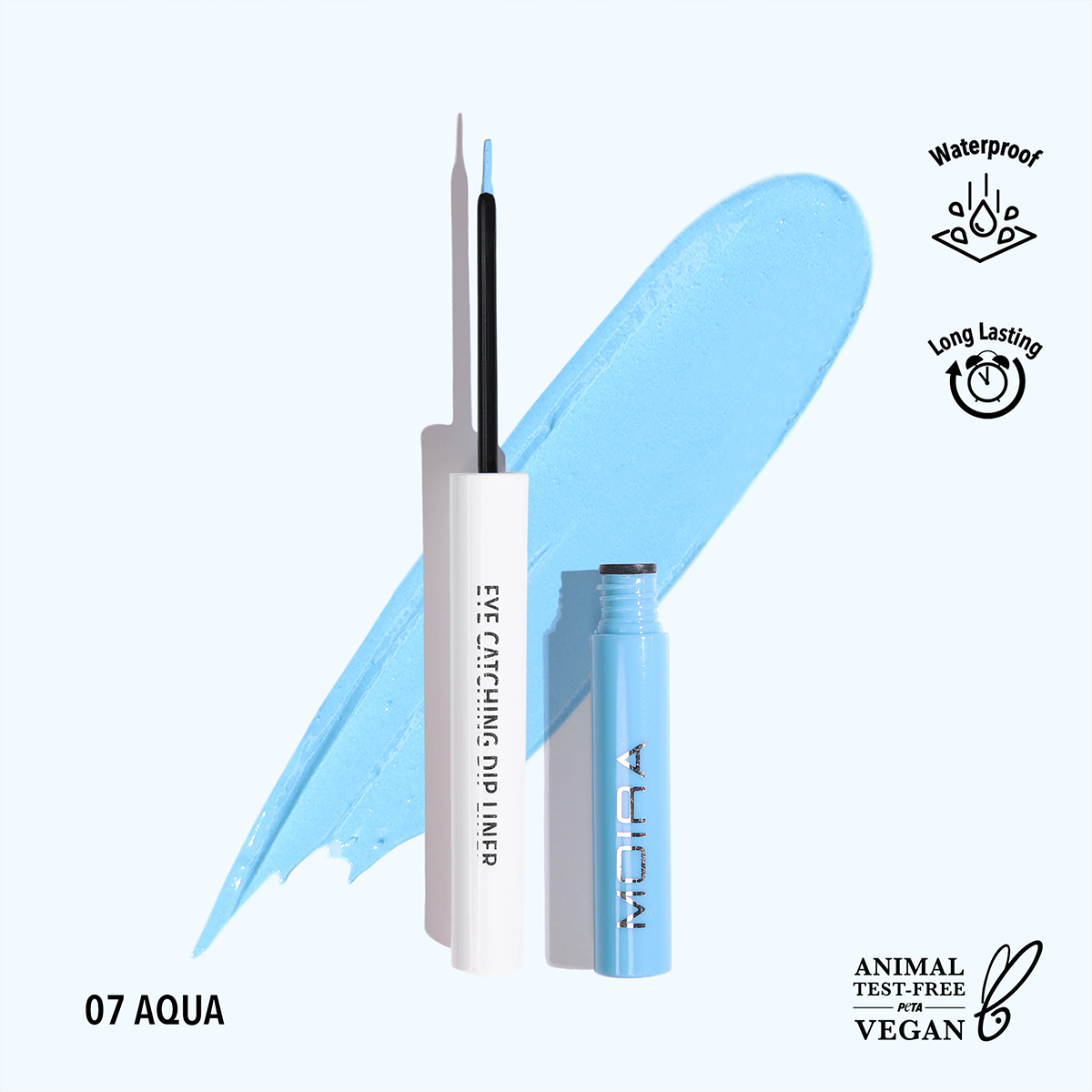 Image of Eye Catching Dip Liner 7, Aqua