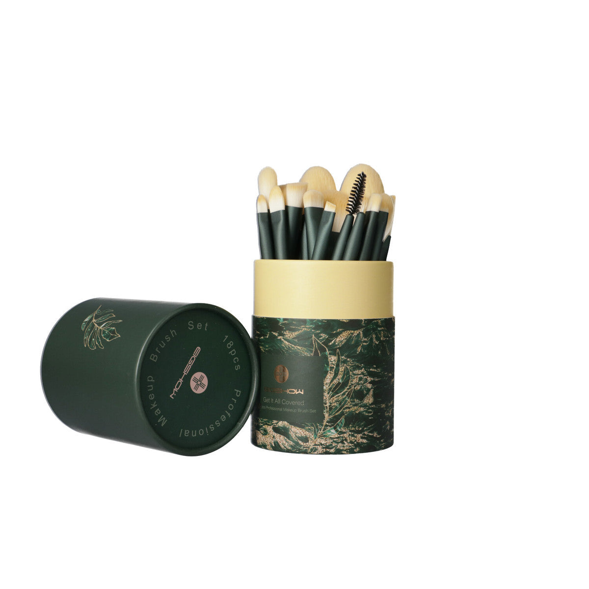 Image of Chic Series Mini Shaded Spruce Makeup Brush Kit 18 pcs