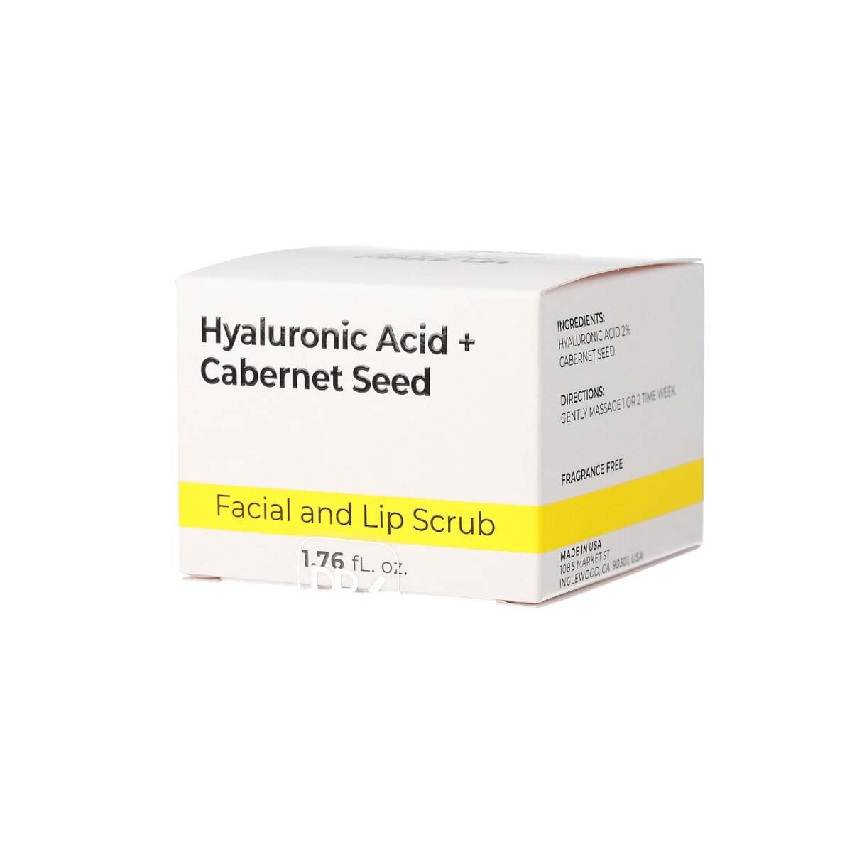 Hyaluronic Acid + Cabernet Seed / Scrub Lip + Face DR