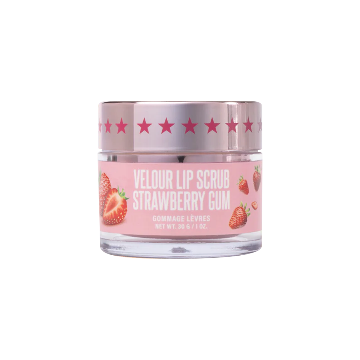 Velour Lip Scrub Strawberry Gum