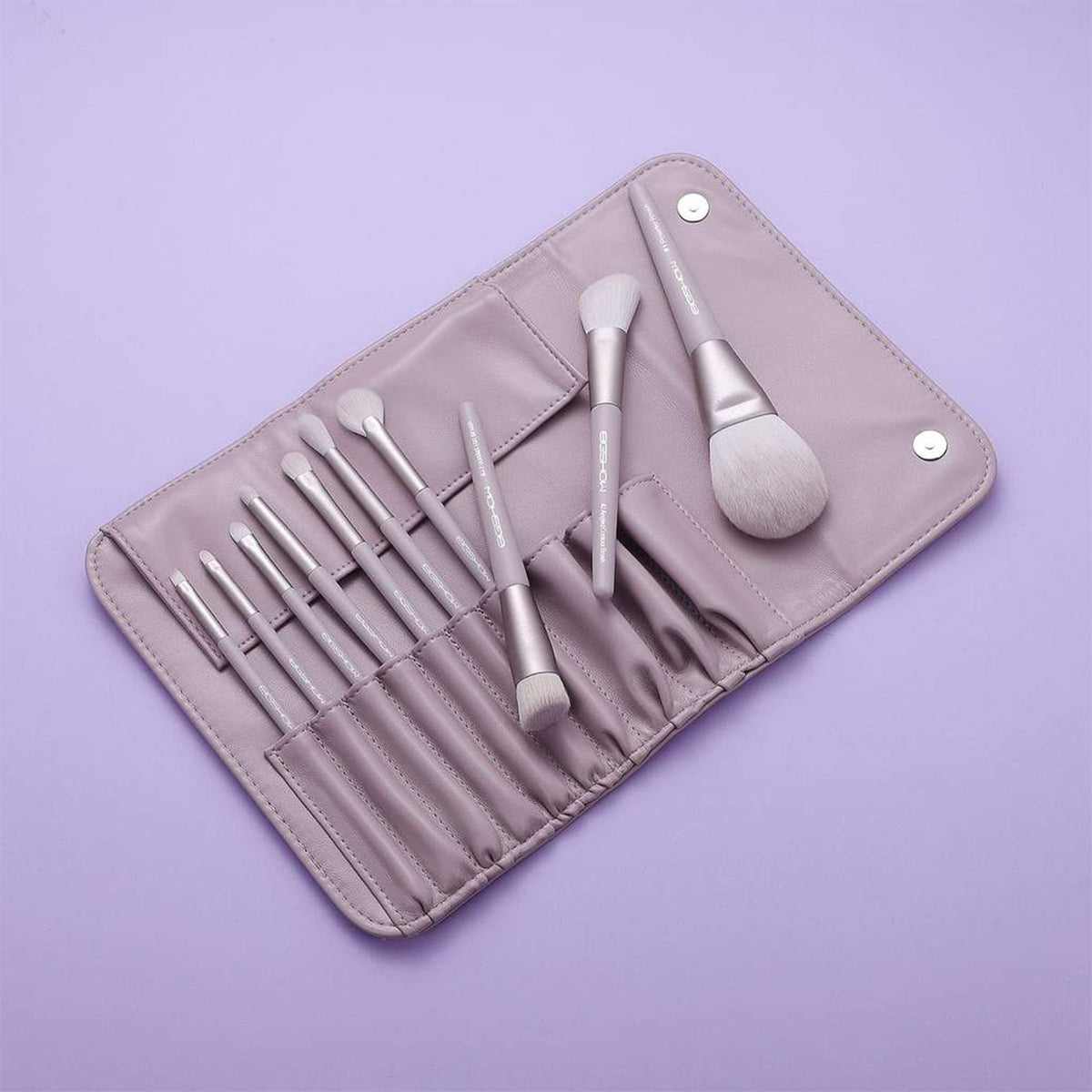 Morandi Series Ready to Roll Lilac Brush Set 10 Pcs