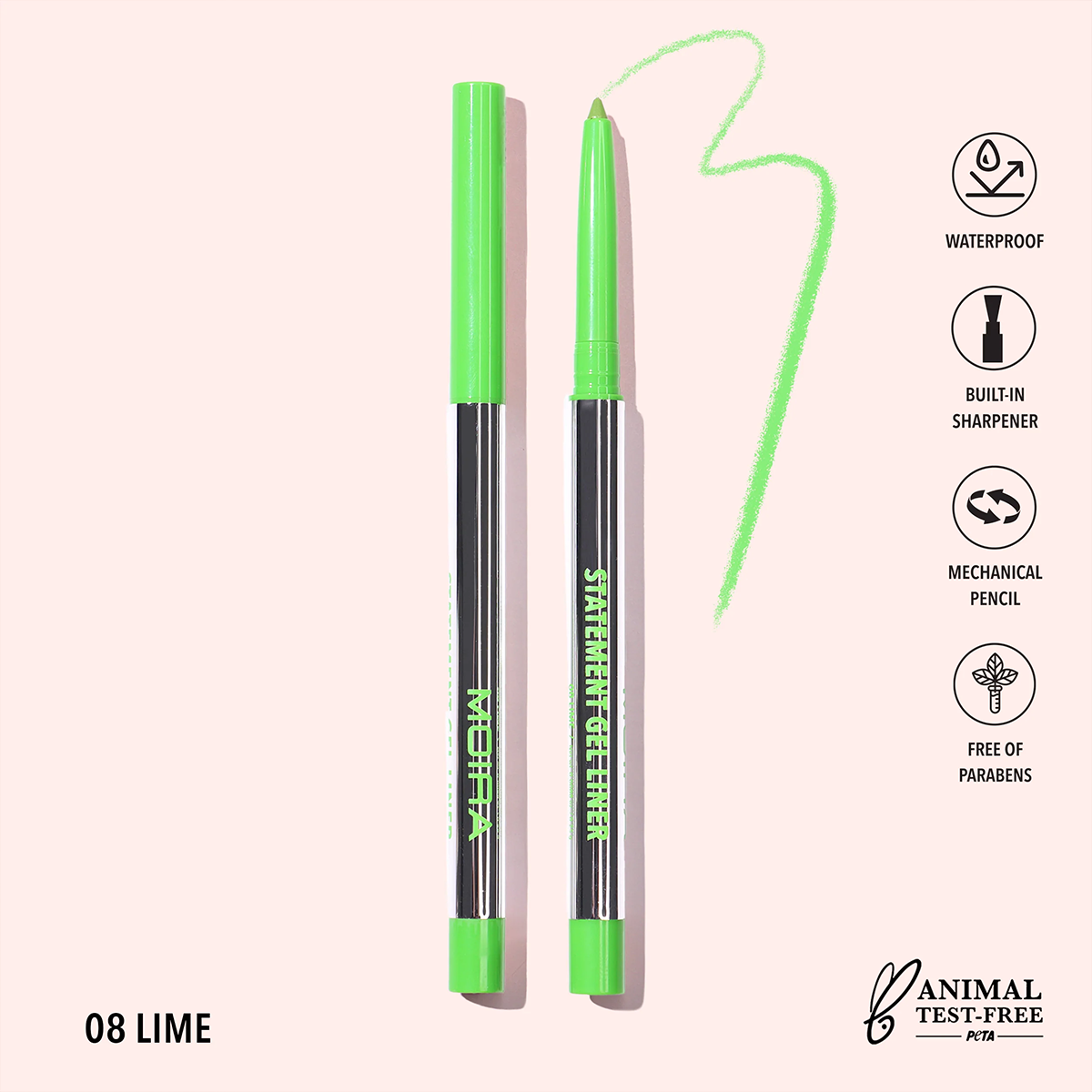 Image of Statement Gel Liner- 8, Lime