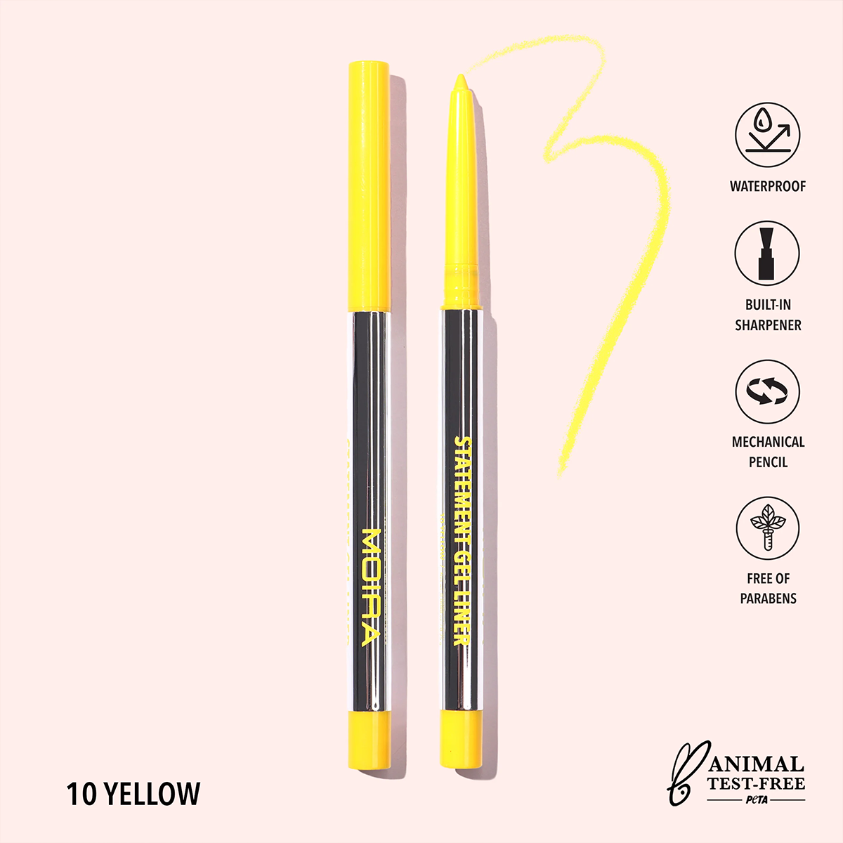 Image of Statement Gel Liner- 10, Yellow