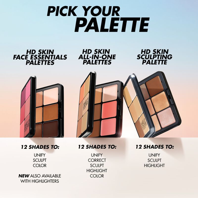 HD Skin Face Essentials Palette H1 Light to Medium