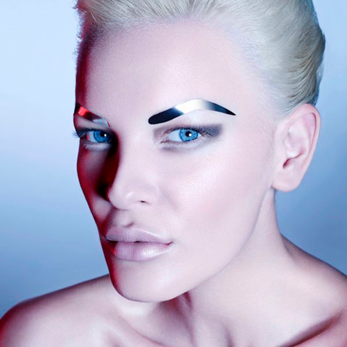 Image of Brows Mirror Chrome / Face Lace by Phyllis Cohen