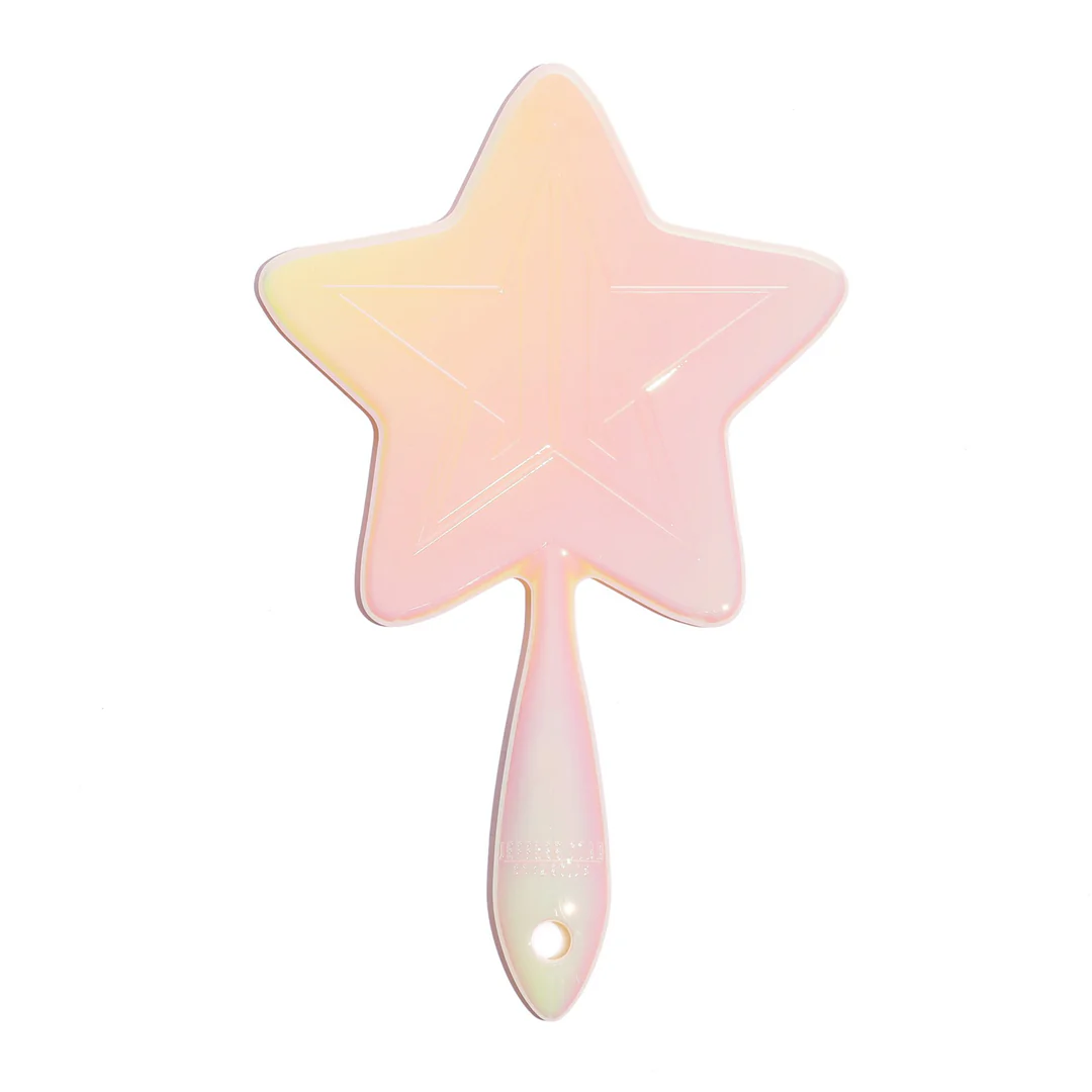 Image of Hand Mirror White Indescent